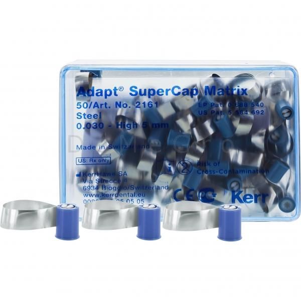 Artikel: SuperCap Metaal 5,0 x 0,03mm - Blauw / Wit