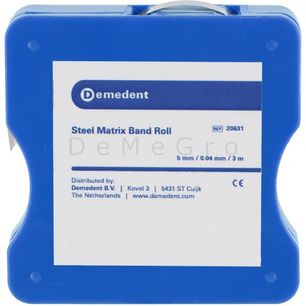 Artikel: Matrixband op Rol 5mm - 0,04mm