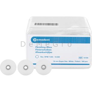 Artikel: Afwerkschijfjes 14mm Super Fijn - Wit