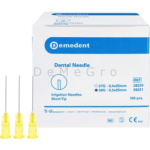 Artikel: Irrigatienaalden Onder-Opening 30G - 0,3 x 25mm